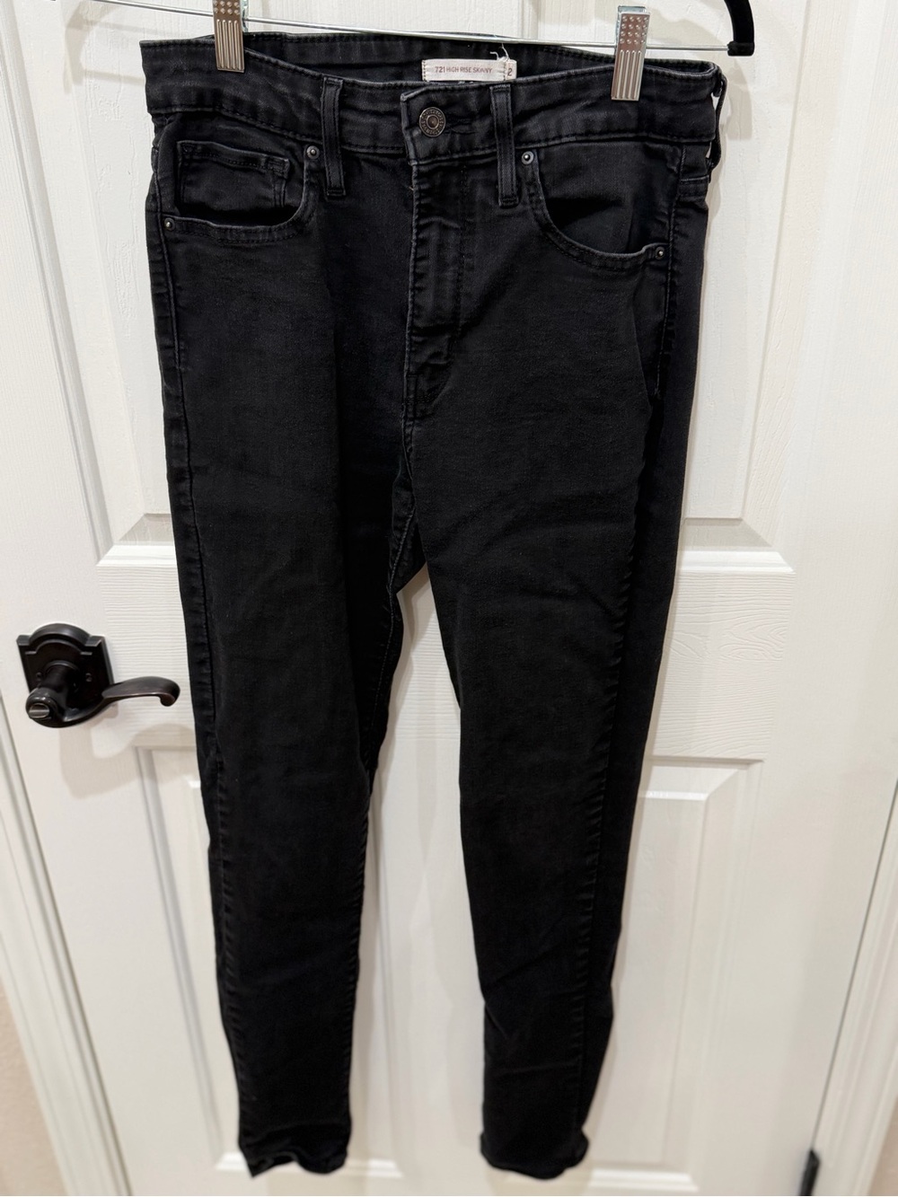 Levi's Black High-Rise Skinny Jeans